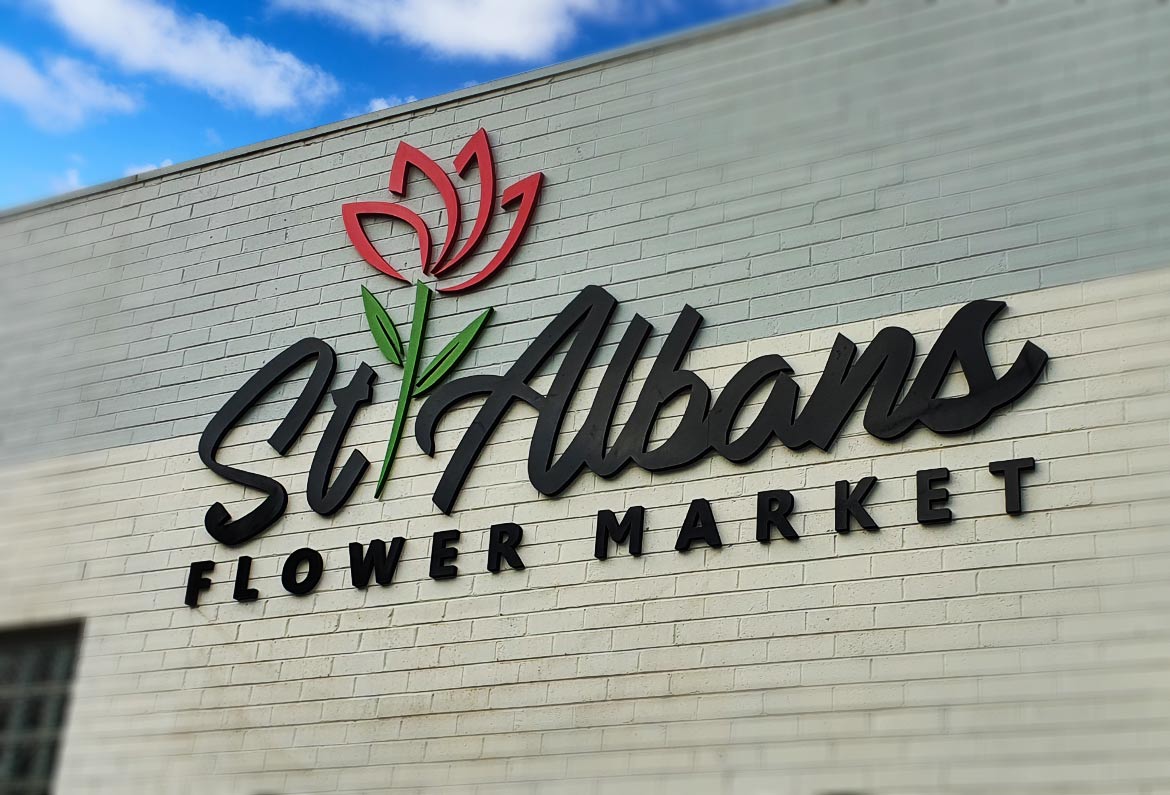 St Albans Flower Market (3D Signage)